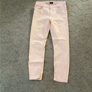 Jones New York Cream Ankle Cropped Pants